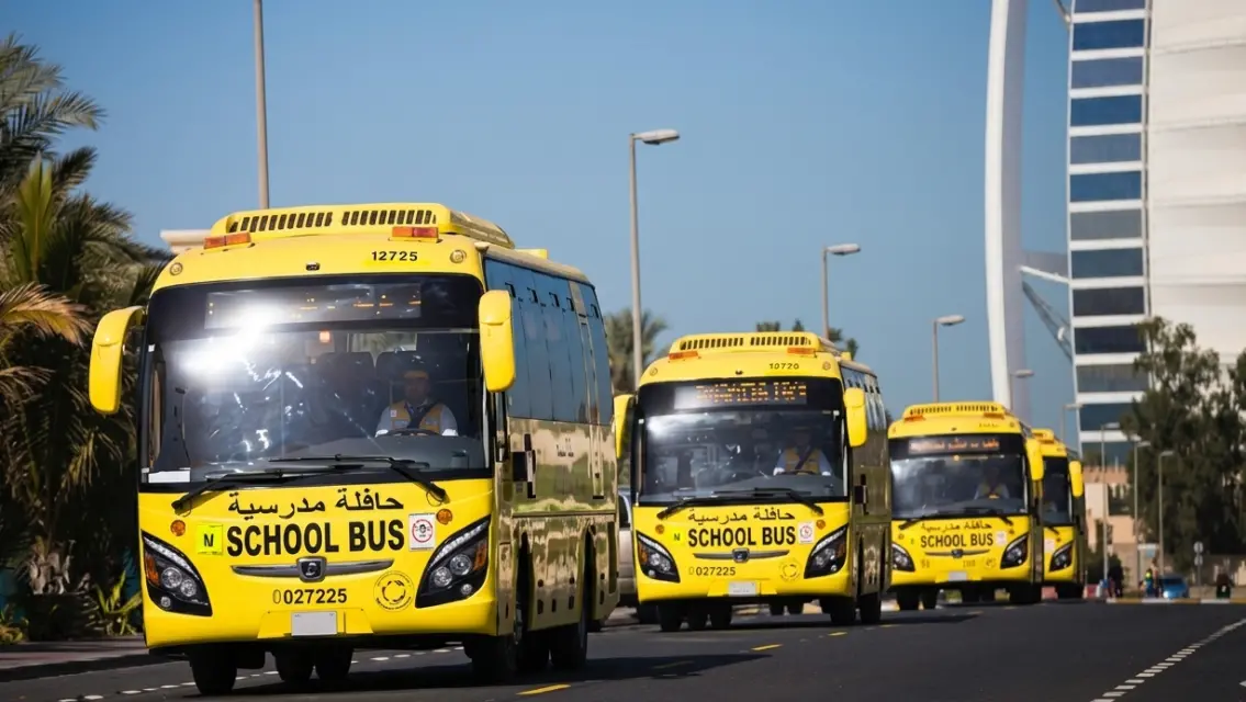 School buses in the UAE