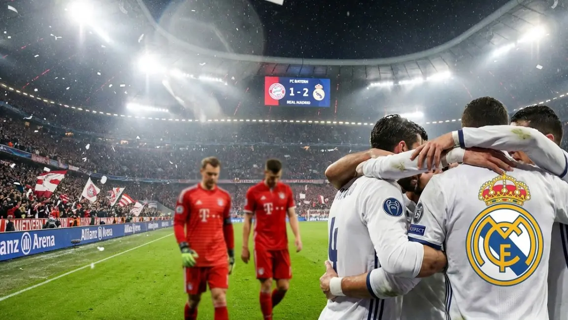 شوط أول مجنون.. نتيجة مباراة ريال مدريد وبايرن ميونخ (3-2) اهداف في دوري الأبطال