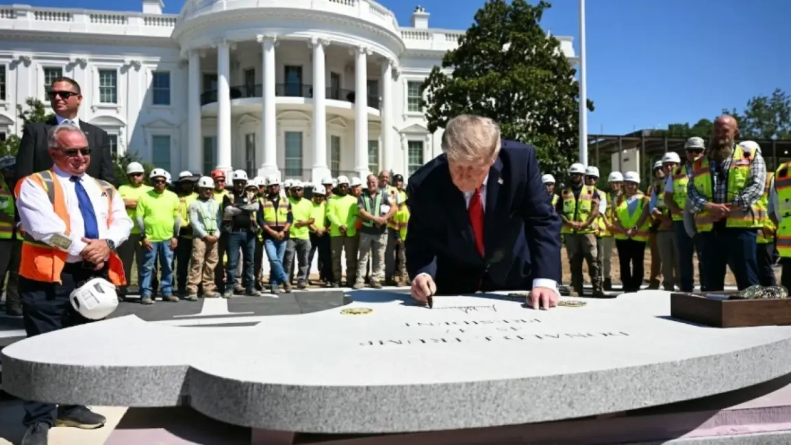 Trump Signs Off on New White House Helicopter Landing Pad Amid Funding Concerns