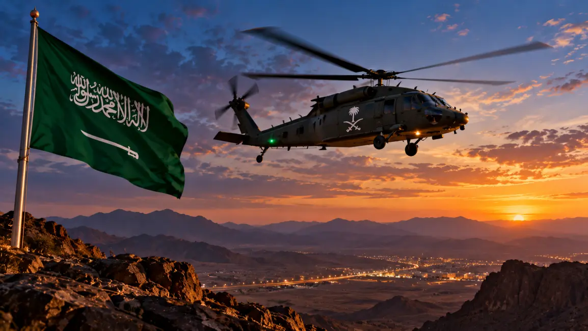 Saudi Arabia Announces Deaths of Two National Guard Officers in AH-6i Helicopter Crash in Najran Following Technical Malfunction