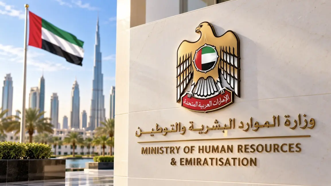 الموارد البشرية الإماراتية توضح شروط تصريح العمل المؤقت وموافقة صاحب العمل والرسوم وطريقة التقديم