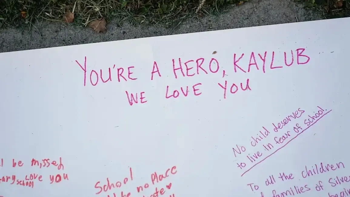 Teacher and father stopped Oregon school shooter after four killed, police say