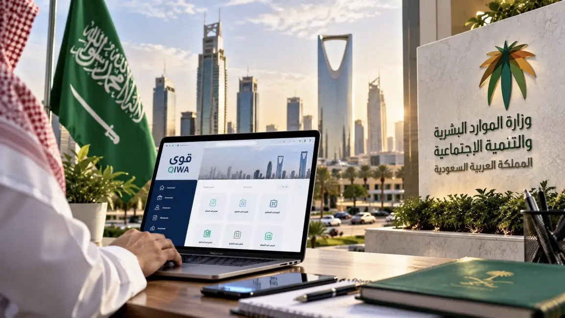 الموارد البشرية السعودية توضح خطوات إصدار شهادة حماية الأجور للمنشآت مجانًا عبر قوى أعمال
