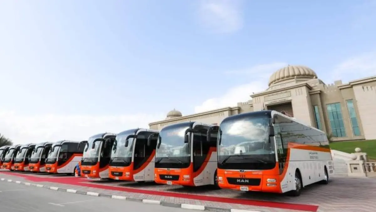 مواعيد عمل حافلات النقل بين المدن في الشارقة خلال رمضان