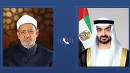 رئيس الإمارات وشيخ الأزهر