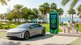 محطة شحن للسيارات الكهربائية