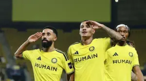 النصر ضد نيفتشي الأوزبكي.. النصر يحتفل بتحية عسكرية ويوجه رسالة دعم