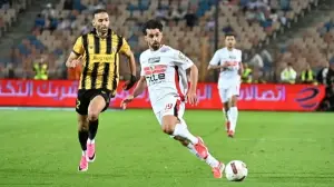 محمد حمد يمنح الزمالك التقدم أمام المقاولون العرب بتمريرة من عدي الدباغ