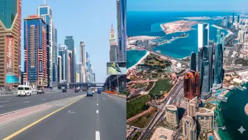 أبوظبي ودبي