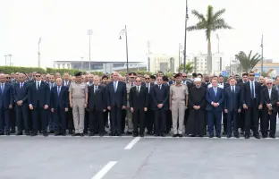 الرئيس السيسي يشيع جناز اللواء كمال مدبولي