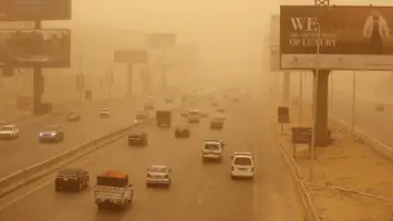 عاصفة ترابية في مصر