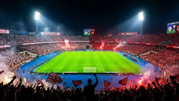 استاد القاهرة الدولي يتزين لاستضافة قمة الأهلي والزمالك في الدوري المصري الممتاز 2026، أجواء حماسية لمباراة الديربي