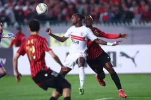 لاعب نادي الزمالك في مباراة الذهاب ضد اتحاد العاصمة في بطولة الكونفدرالية