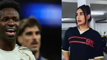 فينيسيوس جونيور وبرونا بينييرو يتناولان الطعام
