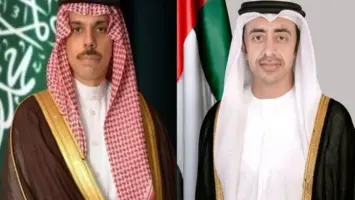 وزير الخارجية السعودي فيصل بن فرحان يتحدث عبر الهاتف مع نظيره الإماراتي عبدالله بن زايد