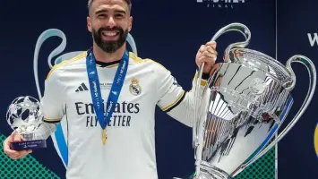 داني كارفاخال أثناء مباراة مع ريال مدريد