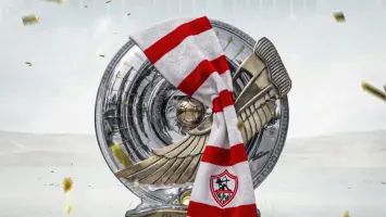 لاعبي نادي الزمالك يحتفلون بالتتويج بلقب الدوري المصري