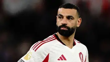 محمد صلاح خلال مباراة مع فريق ليفربول