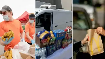 Free food distribution in Australia