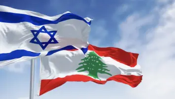 خريطة تظهر مناطق جنوب لبنان المعنية بالاتفاق الأمني