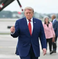 Donald Trump at White House press conference