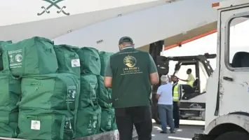 الطائرة الإغاثية السعودية رقم 19 تصل إلى لبنان