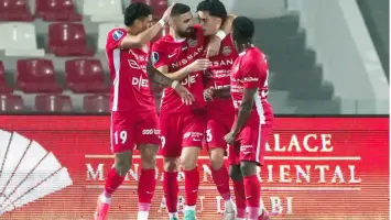 شباب الأهلي يتأهل إلى نهائي كأس مصرف أبوظبي الإسلامي بعد تفوقه على الشارقة