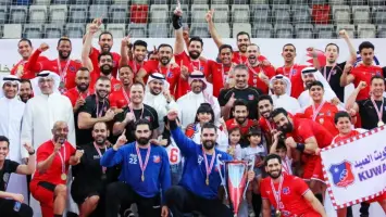 فريق الكويت لكرة اليد يحقق العلامة الكاملة في الدوري العام