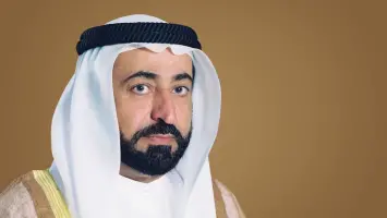 الشيخ سلطان بن محمد القاسمي يتقبل التهاني بعيد الفطر في قصر البديع
