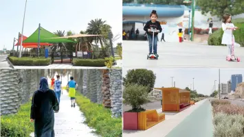 أبوظبي تحتضن آلاف الزوار في أول أيام العيد عبر حدائقها وشواطئها