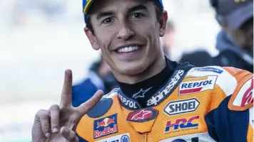 مارك ماركيز يتألق ويفوز بجائزة أراجون الكبرى