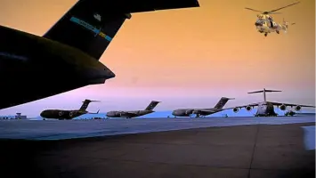 إطلاق صافرات الإنذار في قاعدة علي السالم بالكويت