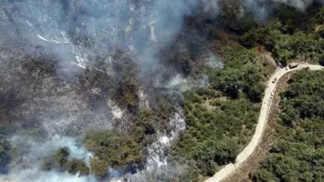 لبنان يشارك في إخماد حرائق غابات اللاذقية
