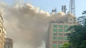 حريق يسبب انقطاع الإنترنت والهاتف الأرضي في مصر