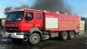 مصر: الحماية المدنية تتصدى لحريق بمول سيراميكا في أكتوبر