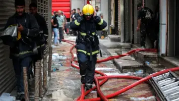 العراق: حريق مروع في مركز تجاري بالكوت يتسبب في مقتل وإصابة العشرات