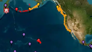 تحذيرات عاجلة: أمواج تسونامي تضرب سواحل أمريكا وتثير القلق