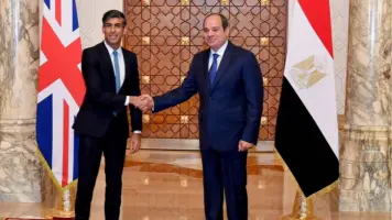 الرئيس السيسي يتلقى اتصالاً هاتفياً من رئيس وزراء بريطانيا