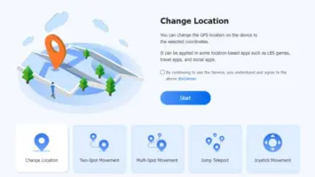 برنامج تغيير الموقع الجغرافي على آيفون لعام 2025