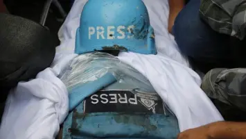 استشهاد صحفيين فلسطينيين جراء قصف إسرائيلي على خان يونس