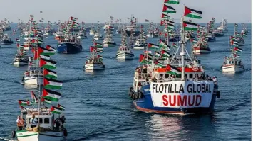 أسطول الصمود ينطلق مجددًا إلى غزة رغم التحذيرات الإيطالية