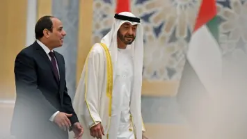 محمد بن زايد والسيسي يؤكدان على حل الدولتين للسلام