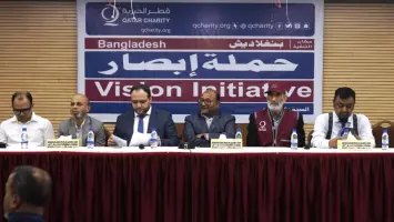 قطر الخيرية تدعم عمليات العيون في بنغلاديش