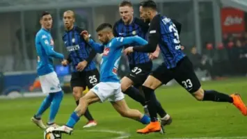 موعد مباراة نابولي وإنتر ميلان في الدوري الإيطالي والقنوات الناقلة
