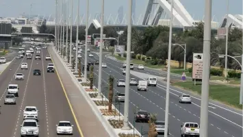 UAE: Starting tomorrow, workers' buses will be banned from using this road