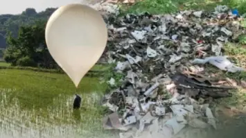 كوريا الشمالية تكرر إرسال بالونات محملة بالقمامة نحو سيول