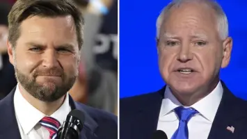 إستطلاع رأي : جيه دي فانس يتفوق على منافسه تيم والز في مناظرة نائبي الرئيس