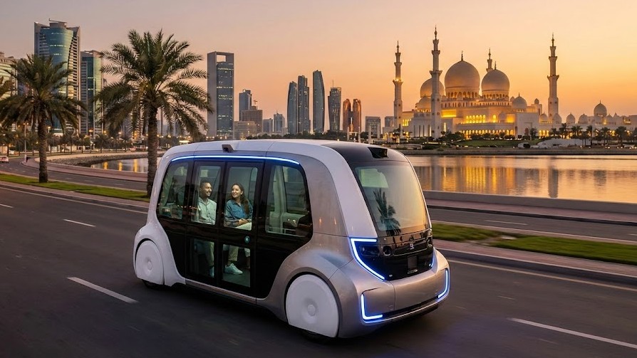 Robotaxis Expand to Khalifa City and Corniche