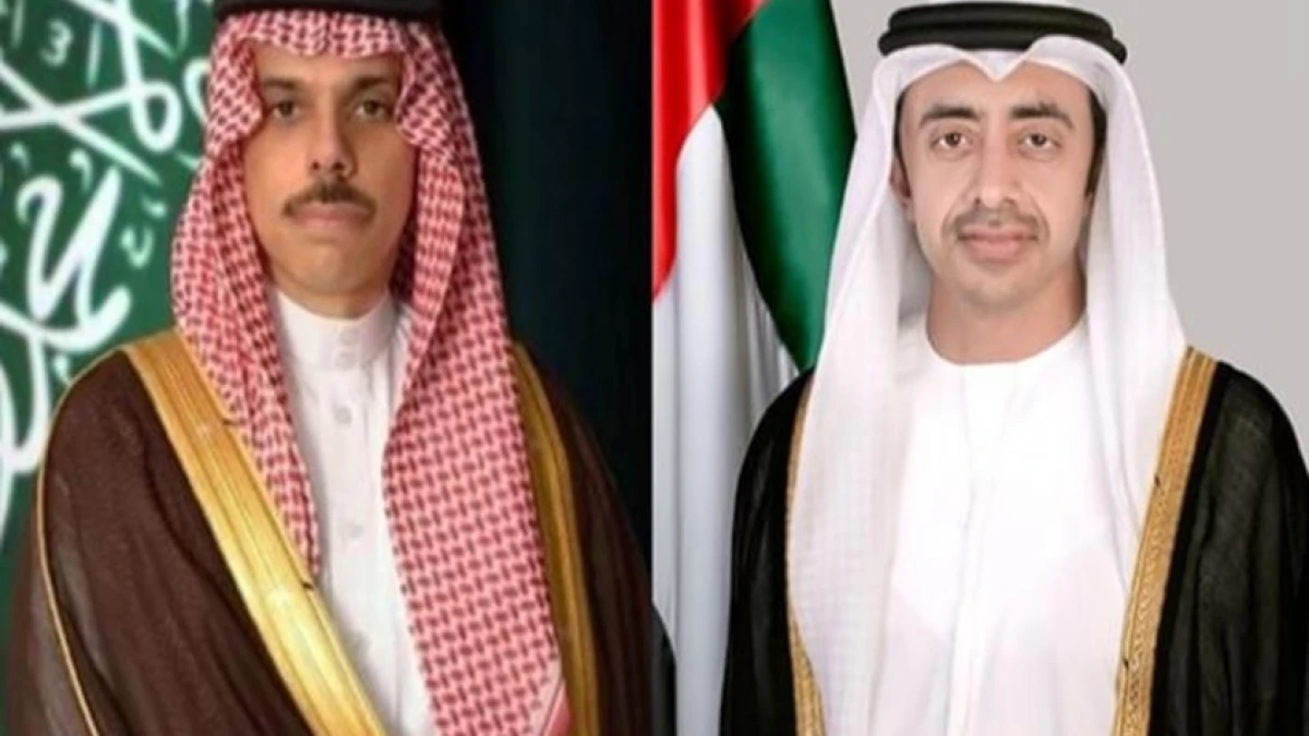 وزير الخارجية السعودي فيصل بن فرحان يتحدث عبر الهاتف مع نظيره الإماراتي عبدالله بن زايد