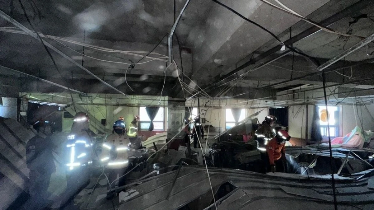 Daegu supermarket ceiling collapse incident